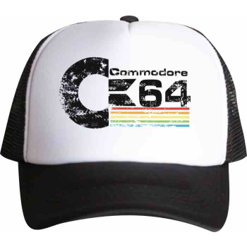 C64 Commodore ,czapka z daszkiem trucker