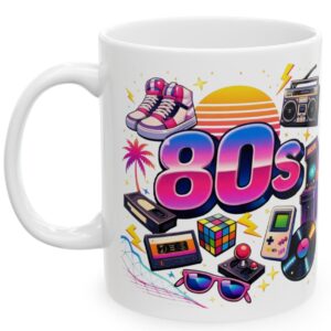 Kubek 80s, 80, Lata Osiemdziesiąte, Retro Vibe,