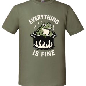Koszulka Everything is Fine, Gotowanie Żaby, Żaba, , T-shirt