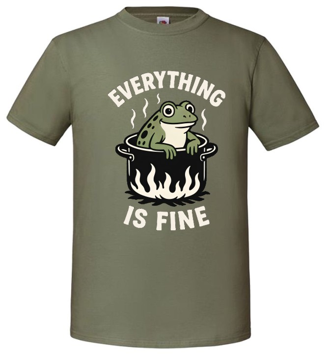 Koszulka Everything is Fine, Gotowanie Żaby, Żaba, , T-shirt