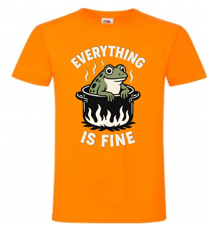 Everything is Fine, Gotowanie Żaby, Żaba, Koszulka, T-shirt - obrazek 4