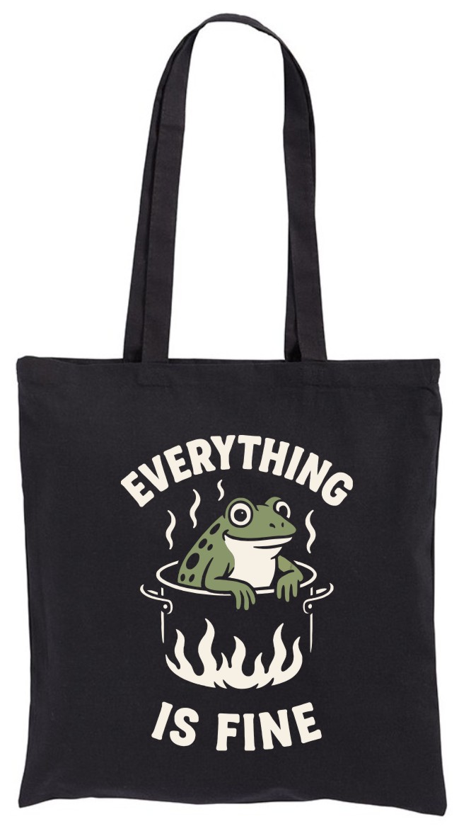 Everything is Fine, Gotowanie Żaby, Żaba, torba, shopper, eko