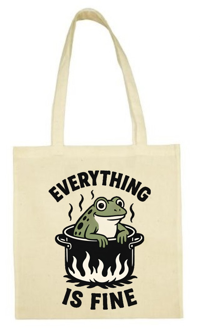 Everything is Fine, Gotowanie Żaby, Żaba, torba, shopper, eko - obrazek 2