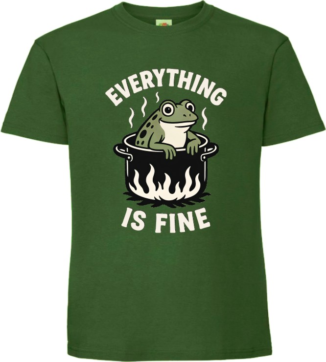 Everything is Fine, Gotowanie Żaby, Żaba, Koszulka, T-shirt - obrazek 6