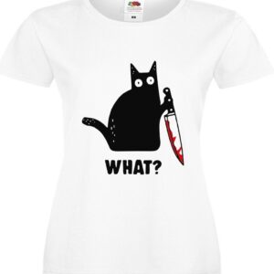 Koszulka Kot Morderca "what?",
