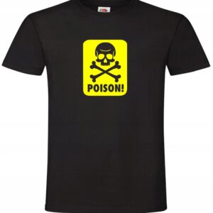 Poison, Trucizna, Czacha, Trupia Czaszka, koszulka