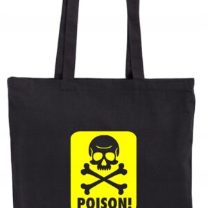 Poison, Trucizna, Czaszka, Torba bawełniana Ekologiczna
