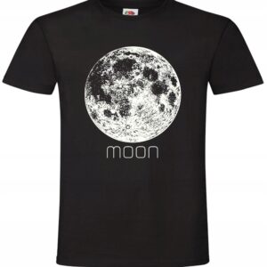 Koszulka MOON, Księżyc, Kosmos, =