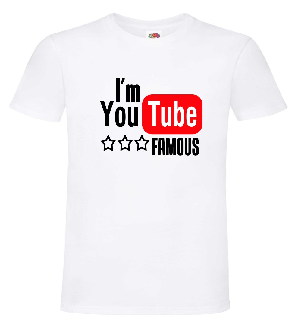 Youtube Famous, T-shirt, Koszulka