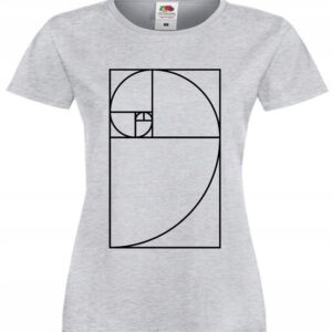 Koszulka Fibonacci Spiral, spirala fibonacciego