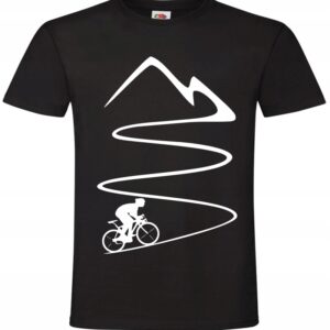 Rower Szosa Kolarz w Góry koszulka T-shirt