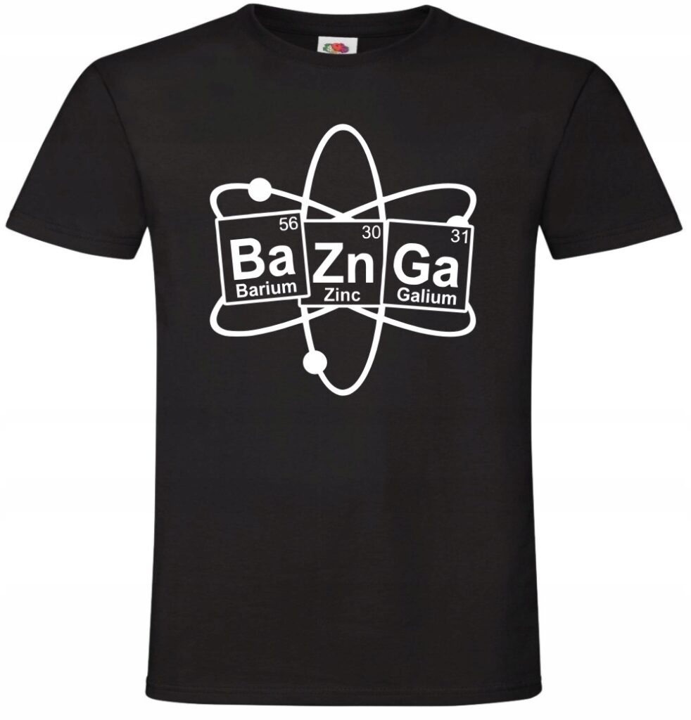 Bazinga big bang – koszulka męska OUTLET, produkt po zwrocie