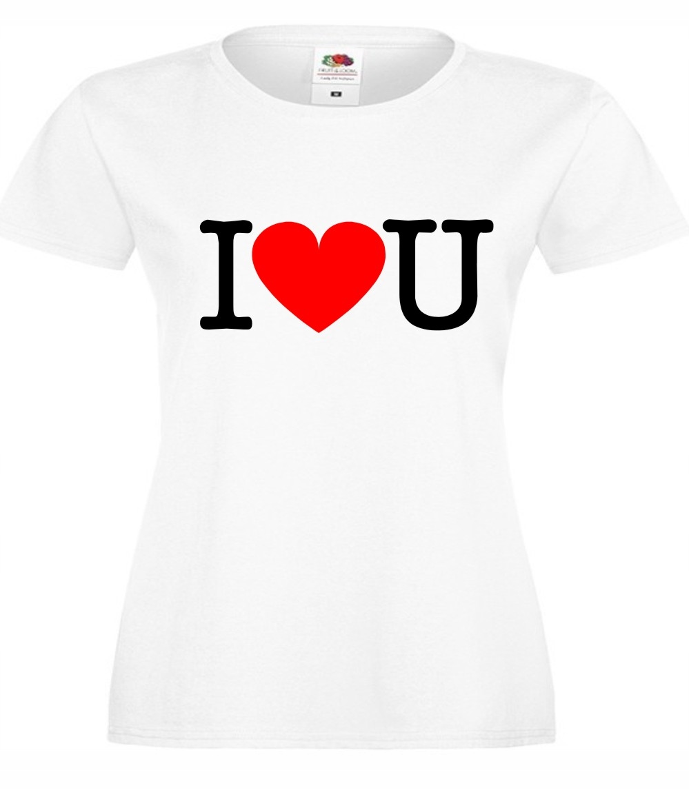 I Love You U, Serce, Koszulka, T-shirt
