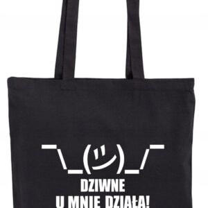 Dziwne u mnie działa, informatyk, Torba bawełniana