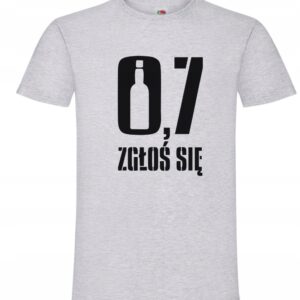 07 Zgłoś Się, Borewicz, wódka, Koszulka, T-shirt