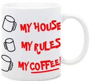 Na Noże Knives Out Moja Kawa My Coffee, kubek