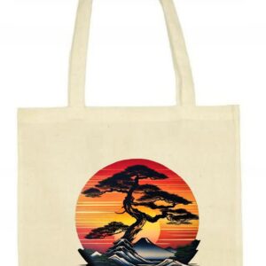 Japan, Japonia, Bonsai, Torba bawełniana eko shopper