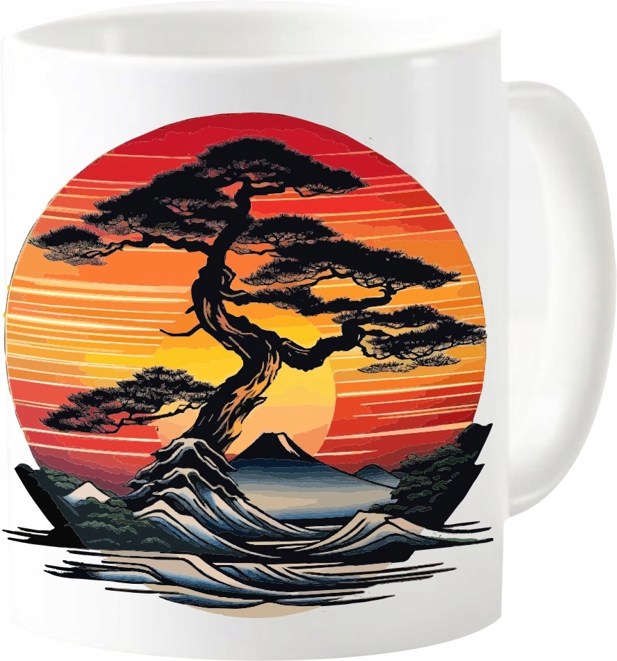 Japan, Japonia, Bonsai, kubek