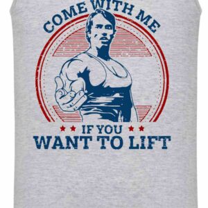 Koszulka bez rękawów Come with me if you want to lift, na ramiączkach