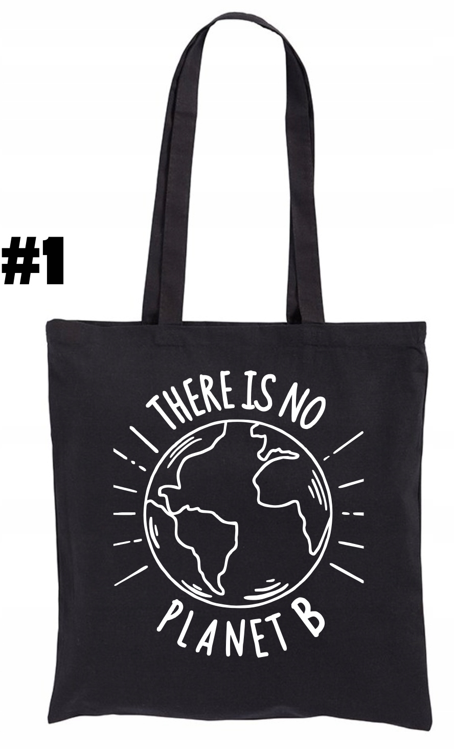 There is no Planet B, Torba bawełniana Ekologiczna - obrazek 2