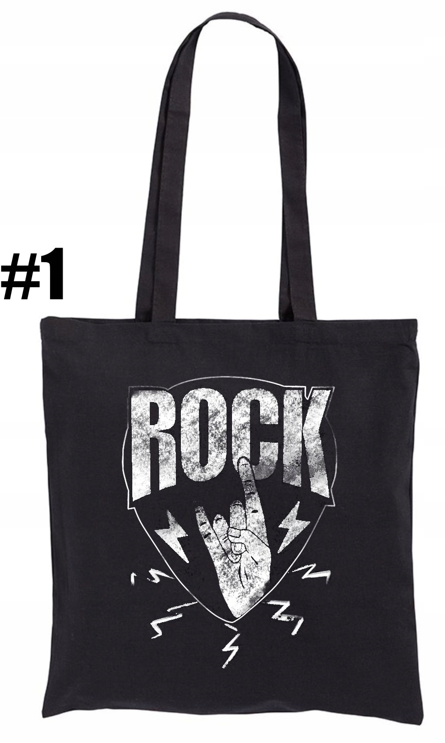 It Rocks, Rock, RnR, Torba bawełniana Ekologiczna - obrazek 2
