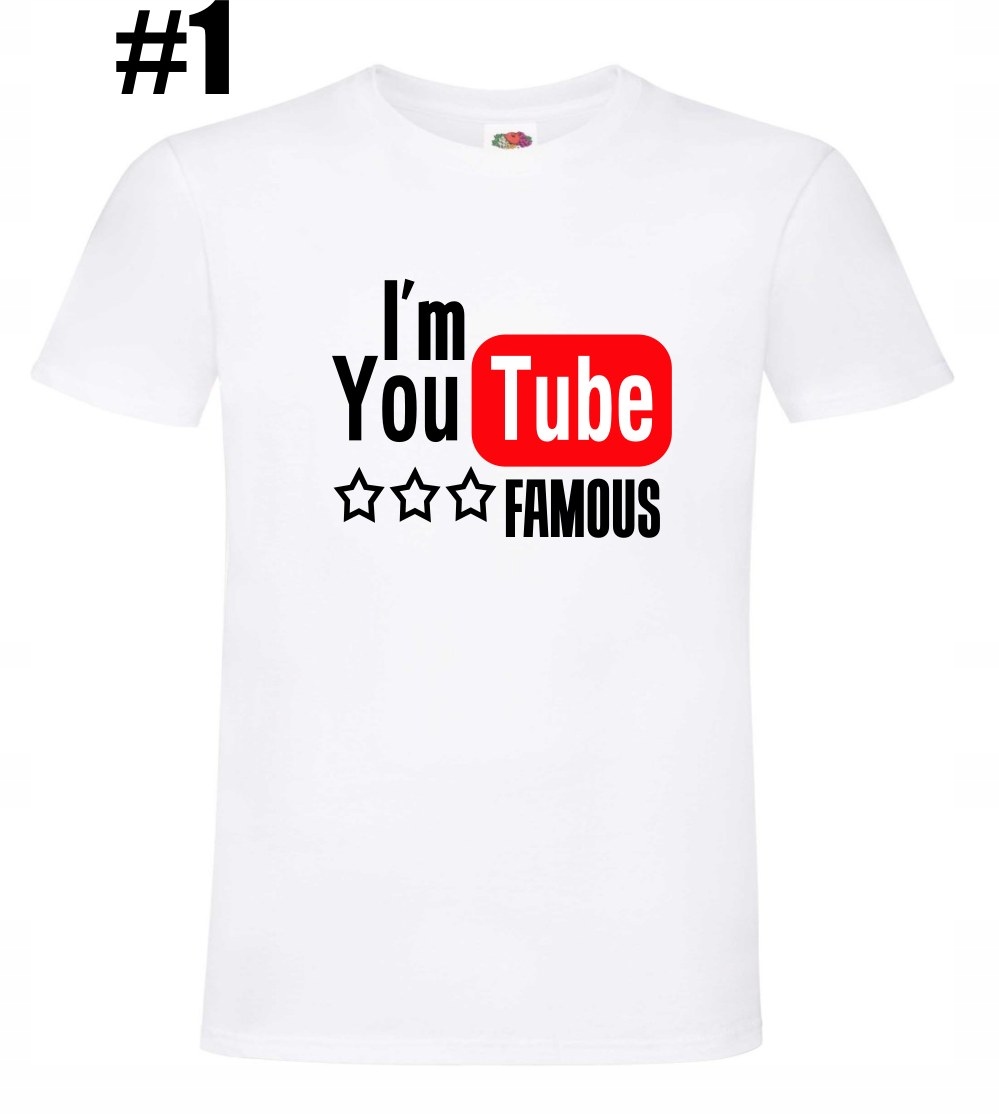 Youtube Famous, T-shirt, Koszulka - obrazek 2