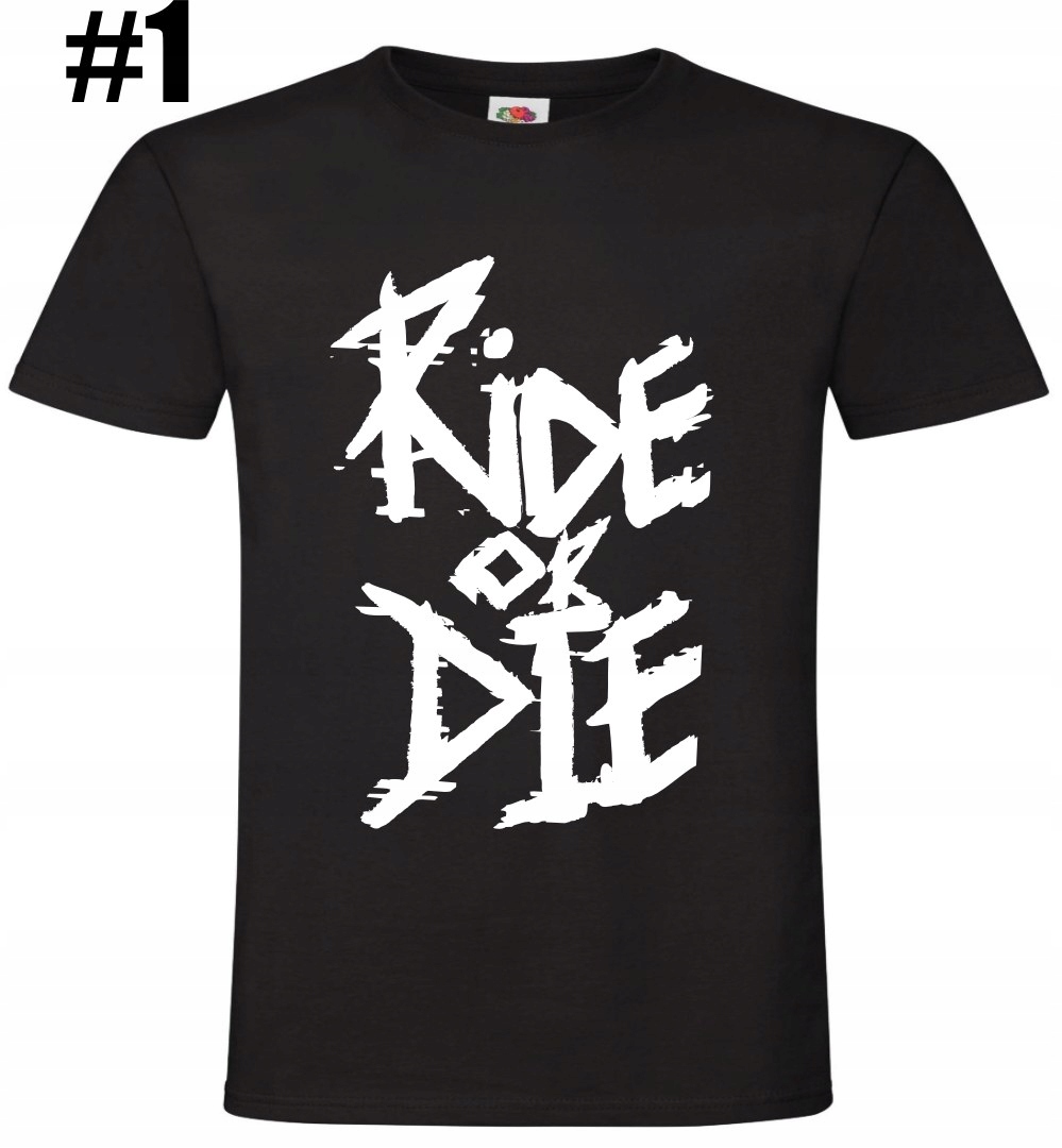 Ride or Die, Rower, MTB, Koszulka - obrazek 2