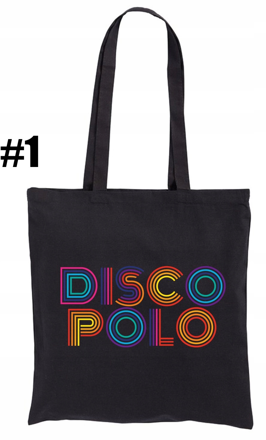 Disco Polo, Retro, Torba bawełniana Ekologiczna - obrazek 2