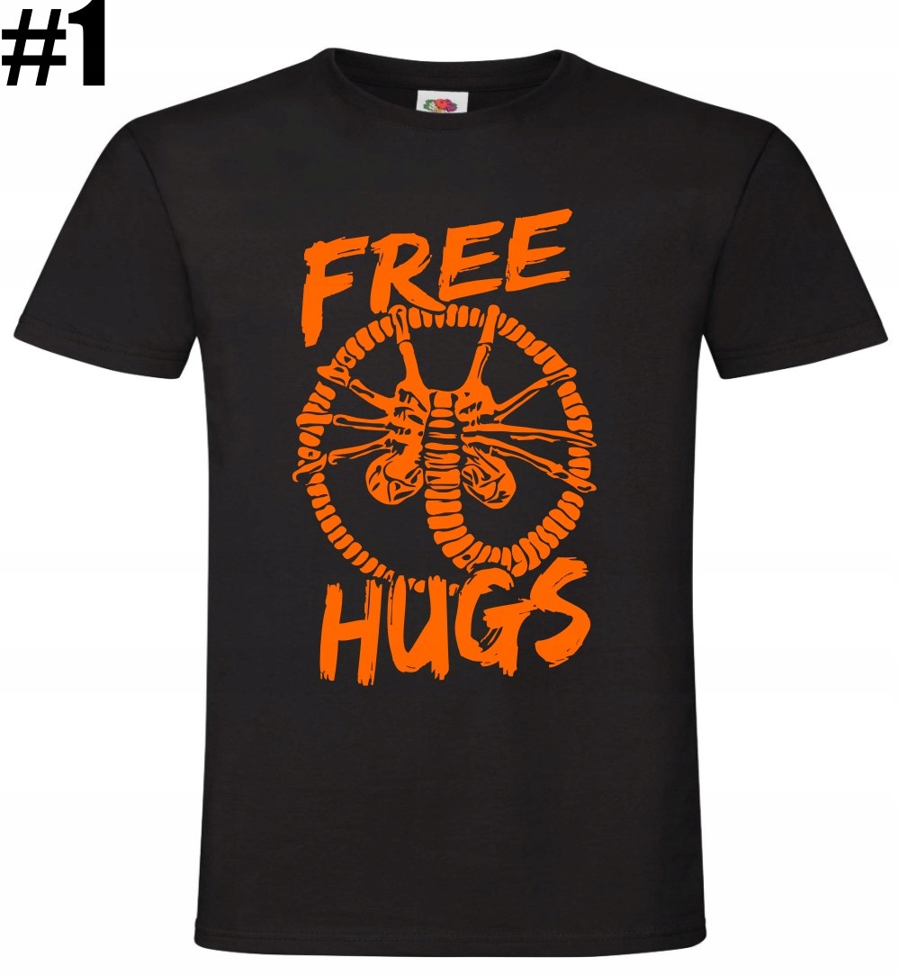 Obcy, Twarzołap, Free Hugs, Koszulka - obrazek 2