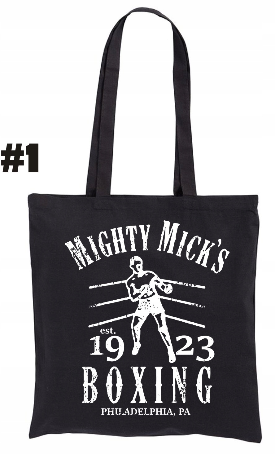 Mighty Mick's Rocky Balboa Boks Torba bawełniana - obrazek 2