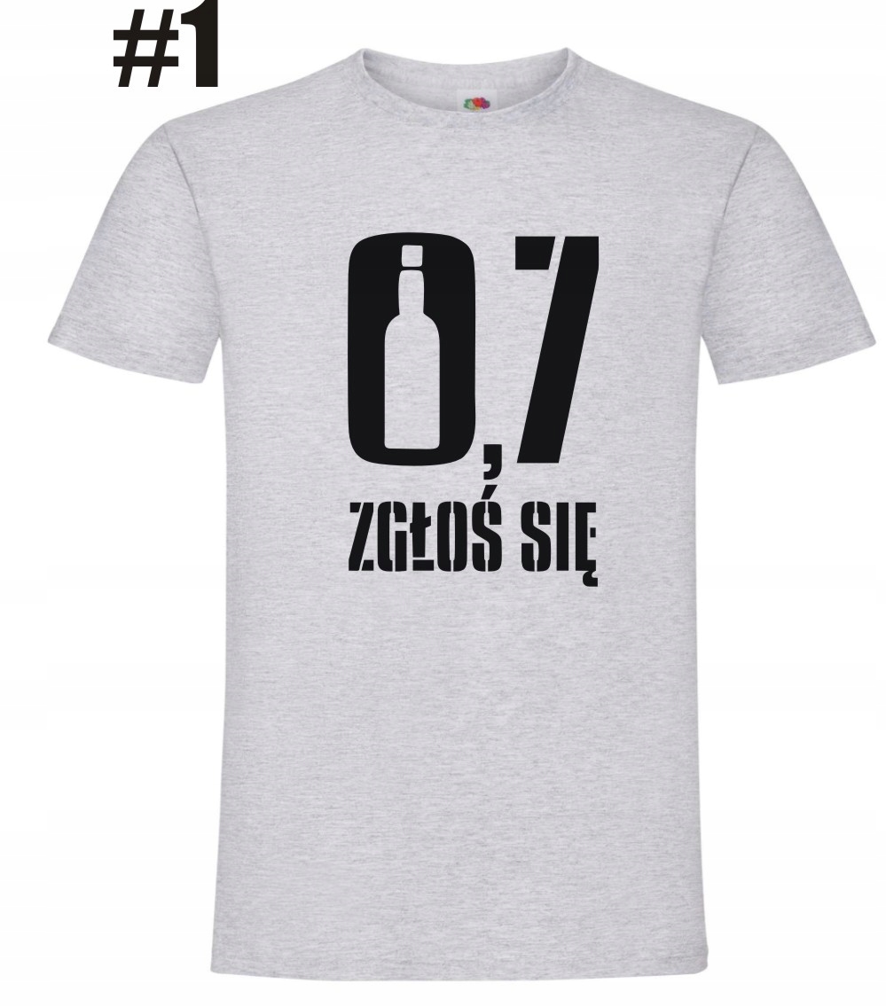 07 Zgłoś Się, Borewicz, wódka, Koszulka, T-shirt - obrazek 2