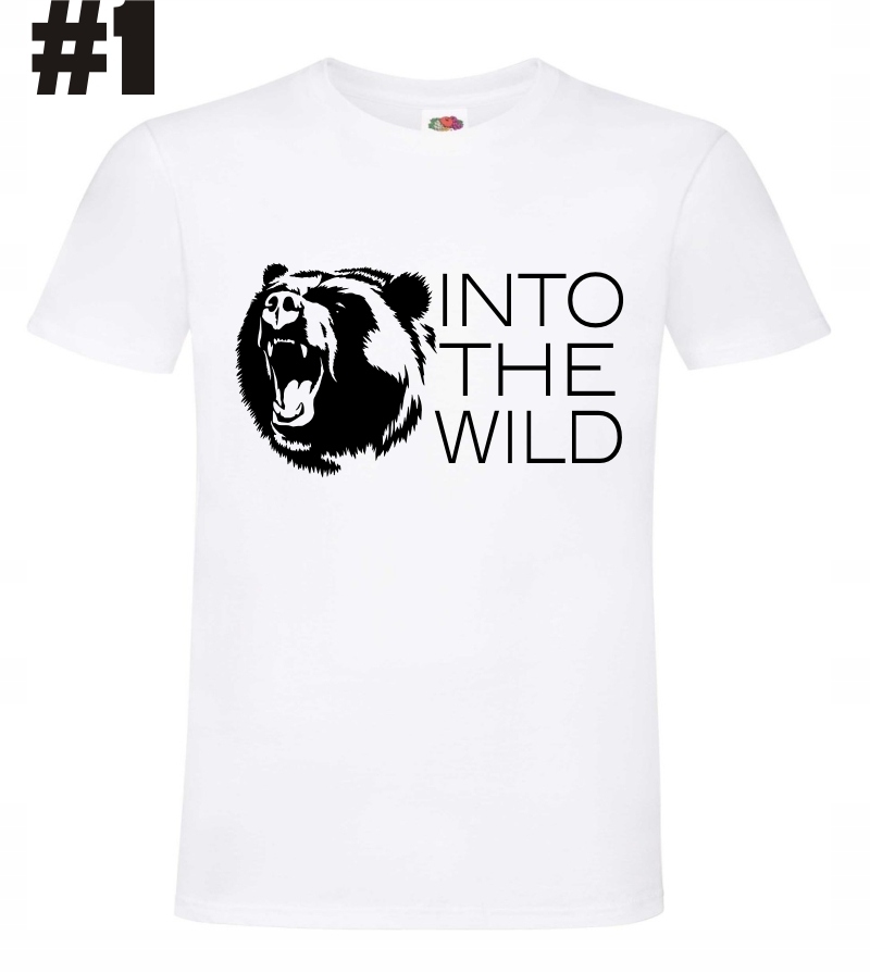 Into The Wild, Góry, Las T-shirt koszulka - obrazek 2