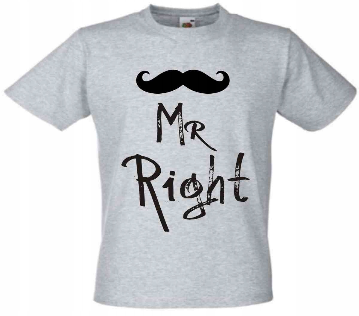 Mrs Mr always right, T-shirt, koszulka - obrazek 2