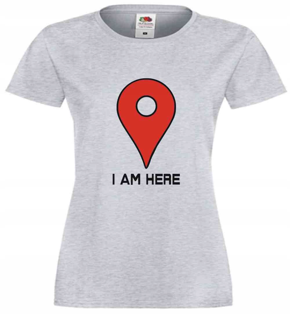 I am Here, T-shirt koszulka - obrazek 2