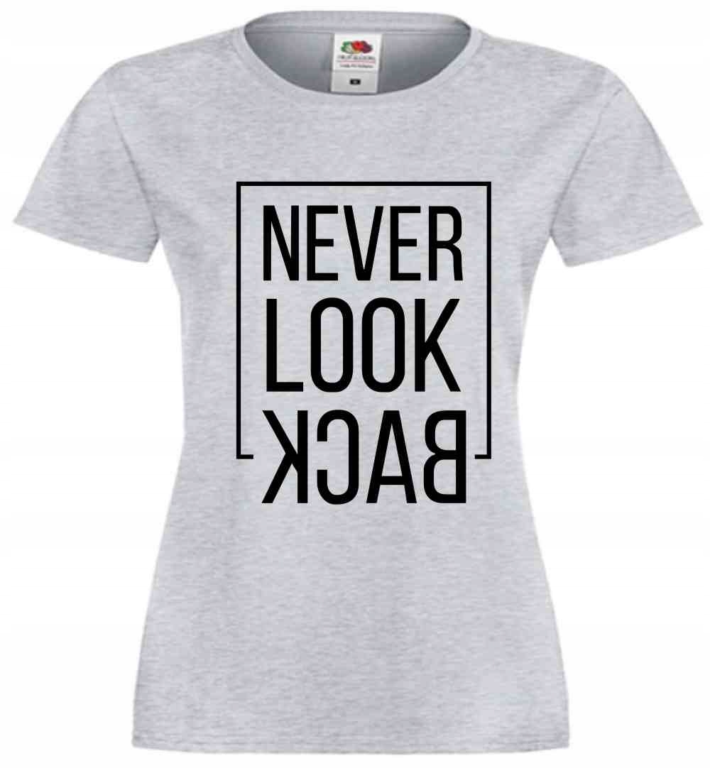 Never look Back, T-shirt koszulka - obrazek 2
