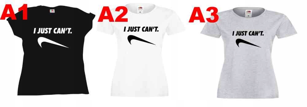I just can't, T-shirt koszulka - obrazek 2
