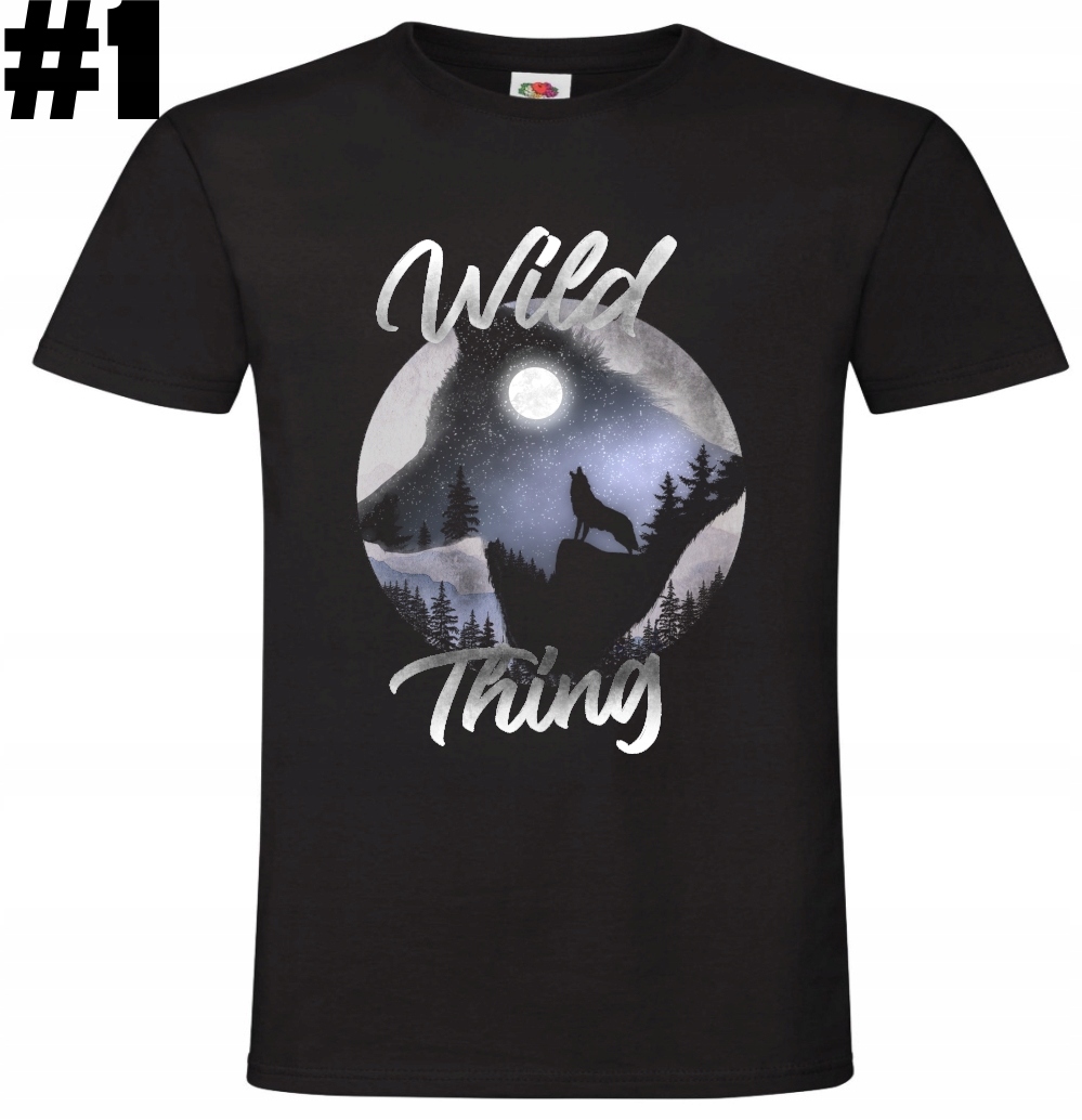 Wilk, Wild Thing, Góry, koszulka T-shirt - obrazek 2