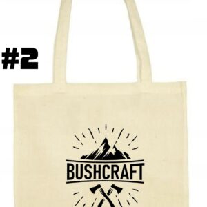 Bushcraft survival, Torba bawełniana shopper - Ecru