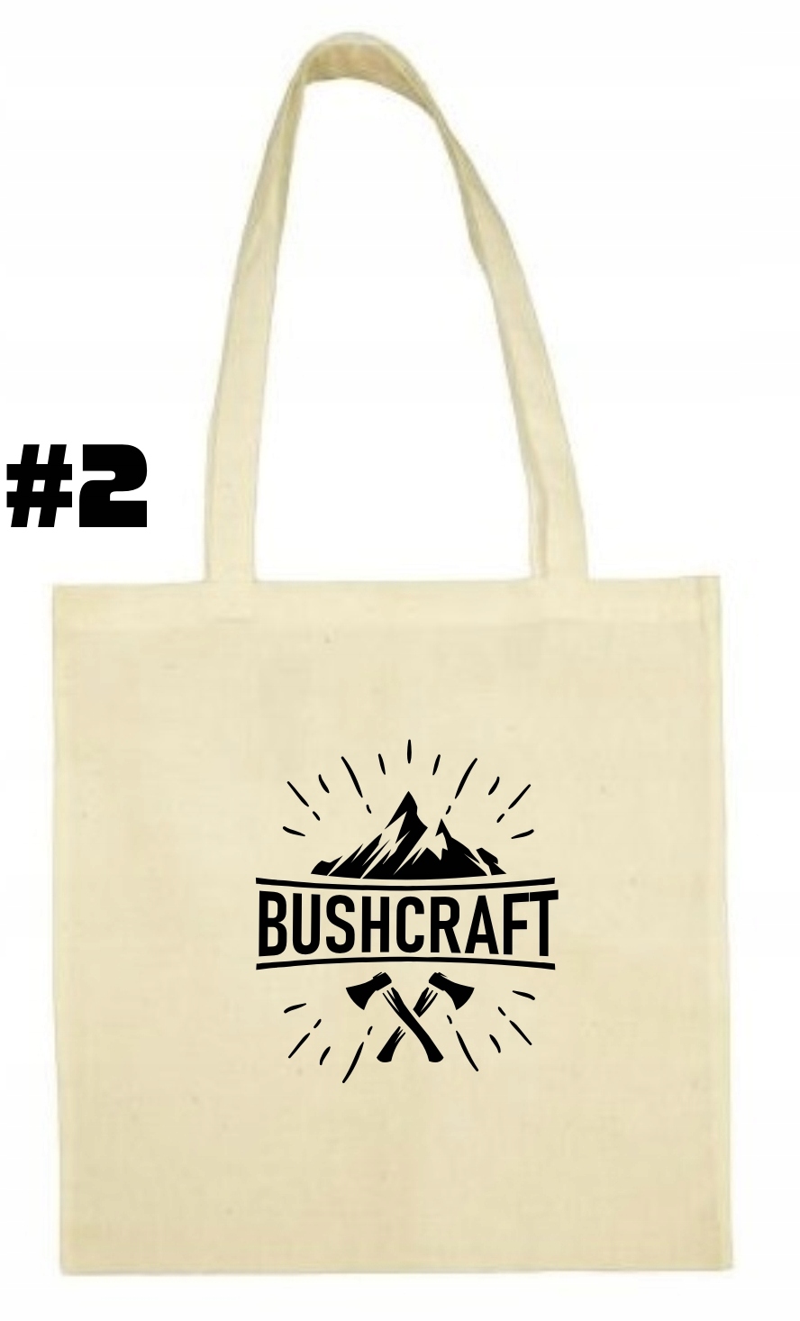 Bushcraft survival, Torba bawełniana shopper - obrazek 3