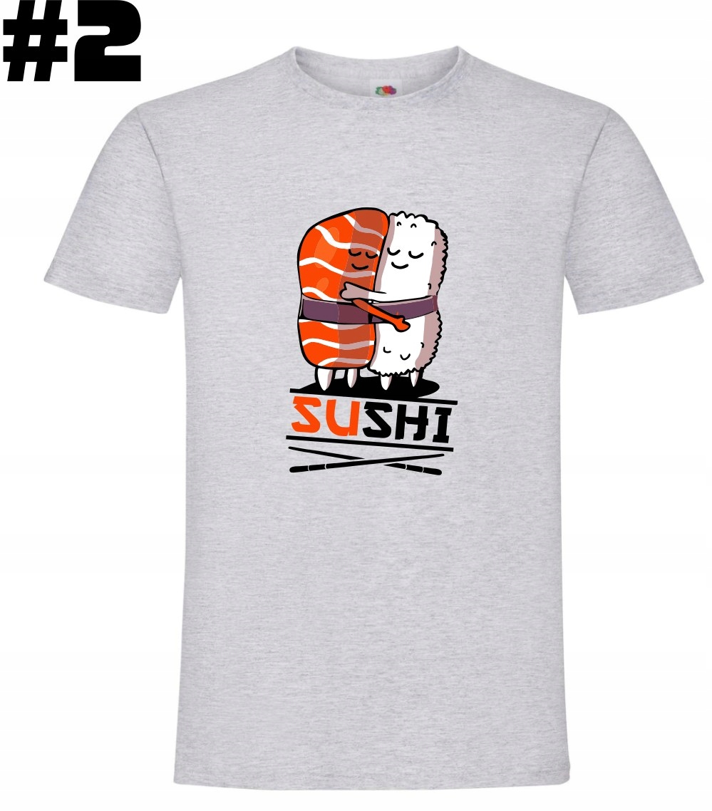 Sushi Hug, Suszi, koszulka - obrazek 3