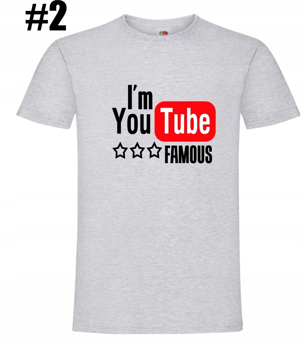 Youtube Famous, T-shirt, Koszulka - obrazek 3
