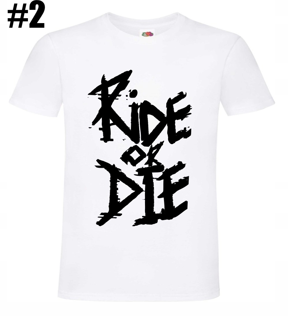 Ride or Die, Rower, MTB, Koszulka - obrazek 3