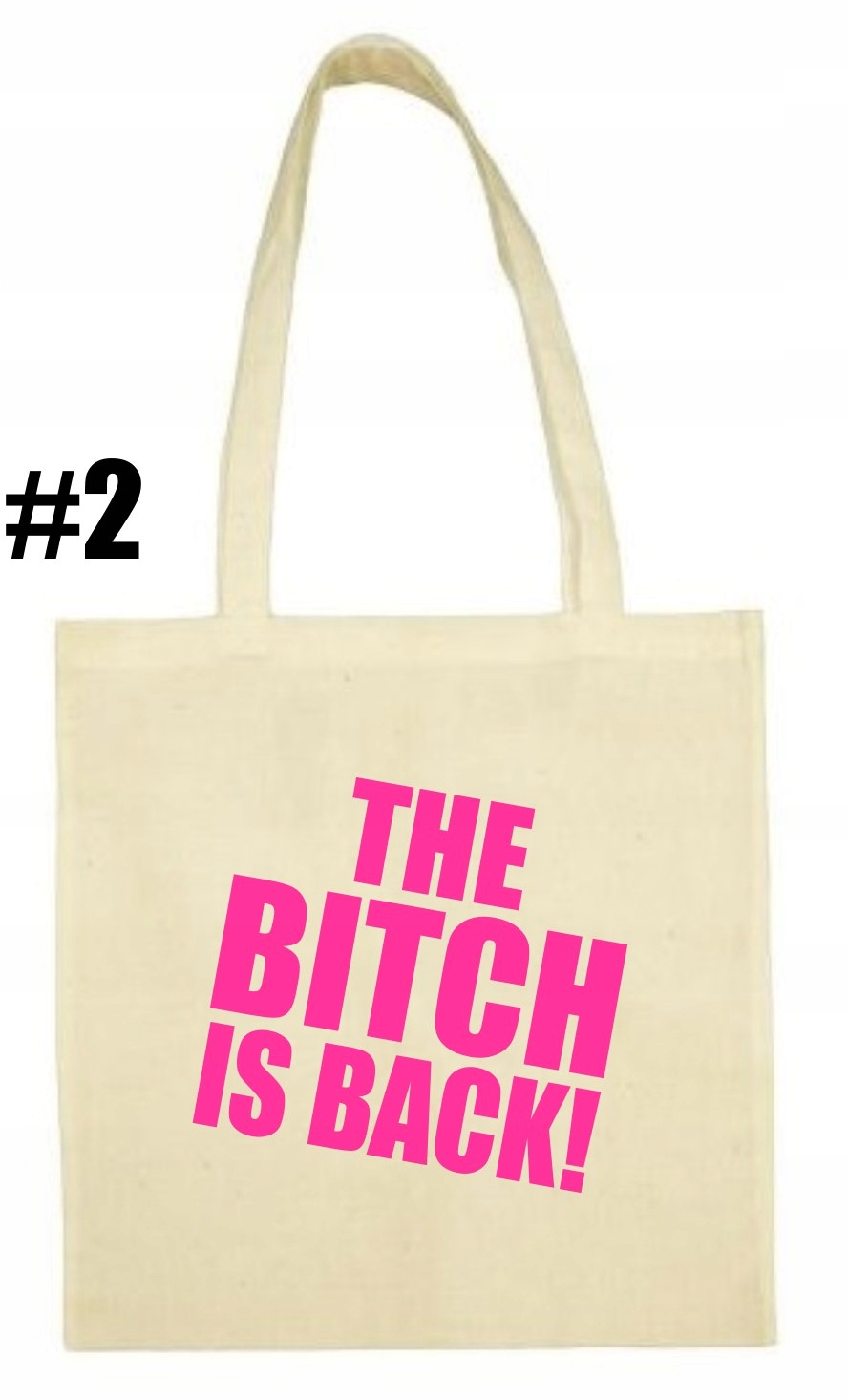 The Bitch is Back, Torba bawełniana Ekologiczna - obrazek 3