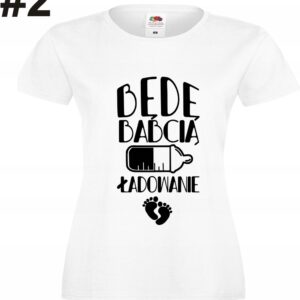 Będę Babicą, Babcia – koszulka damska OUTLET, produkt po zwrocie