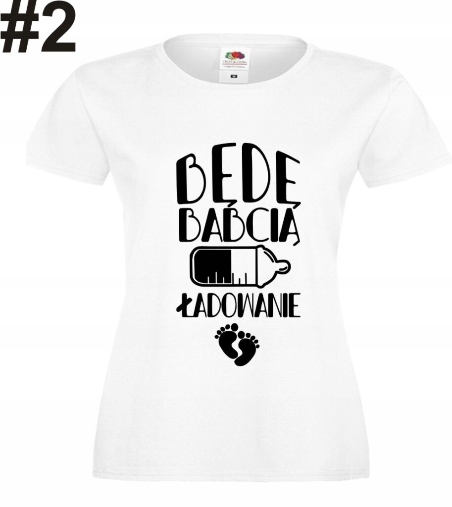 Będę Babicą, Babcia – koszulka damska OUTLET, produkt po zwrocie