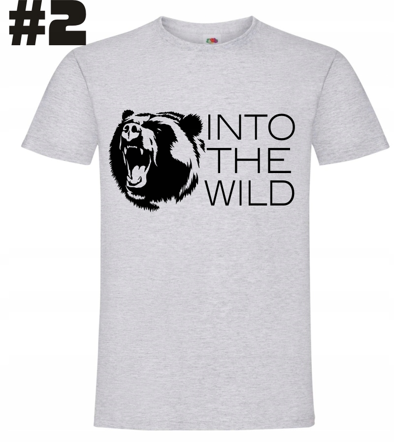 Into The Wild, Góry, Las T-shirt koszulka - obrazek 3