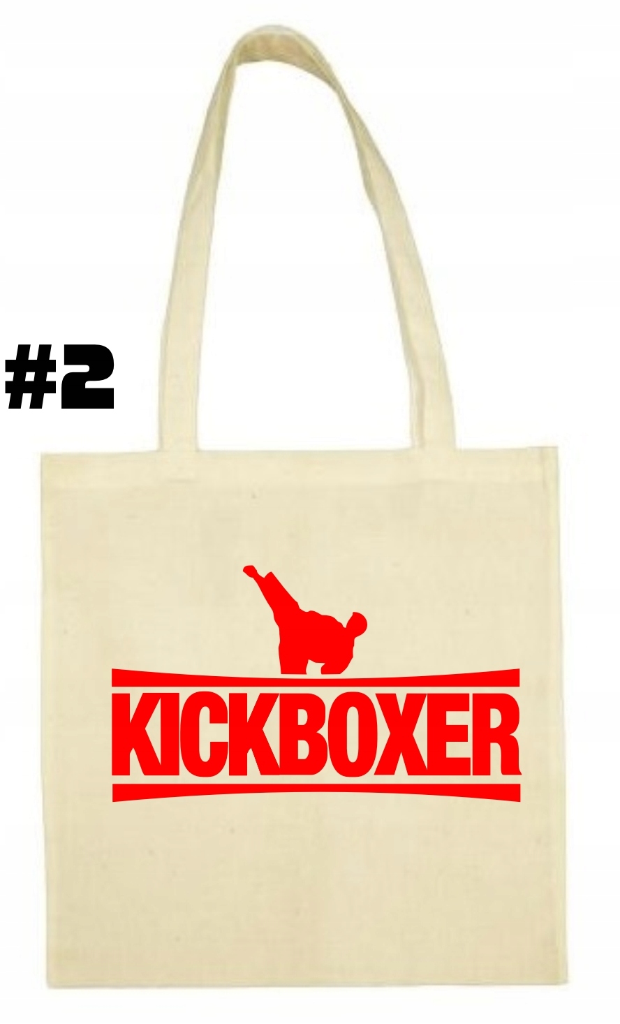 Kickboxer, Kickboxing Torba bawełniana Ekologiczna - obrazek 3
