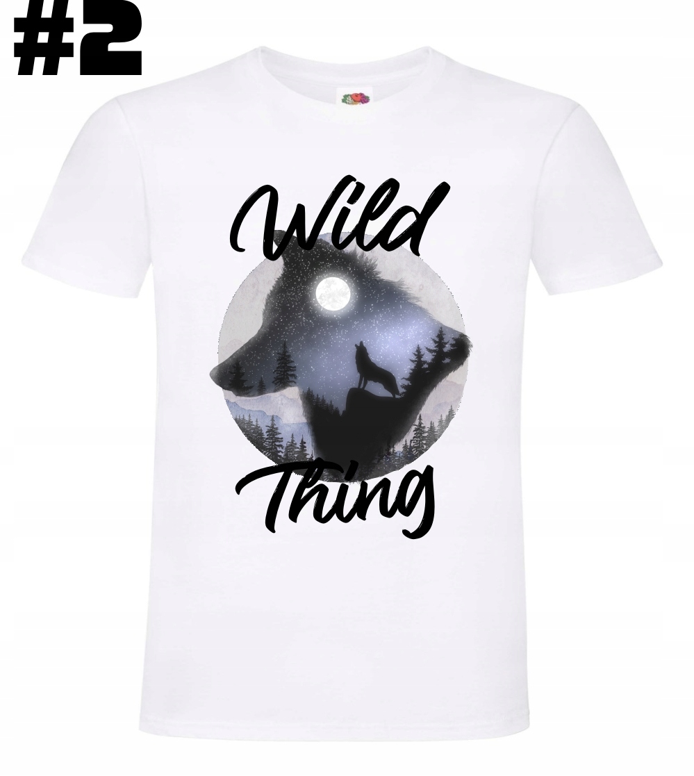 Wilk, Wild Thing, Góry, koszulka T-shirt - obrazek 3
