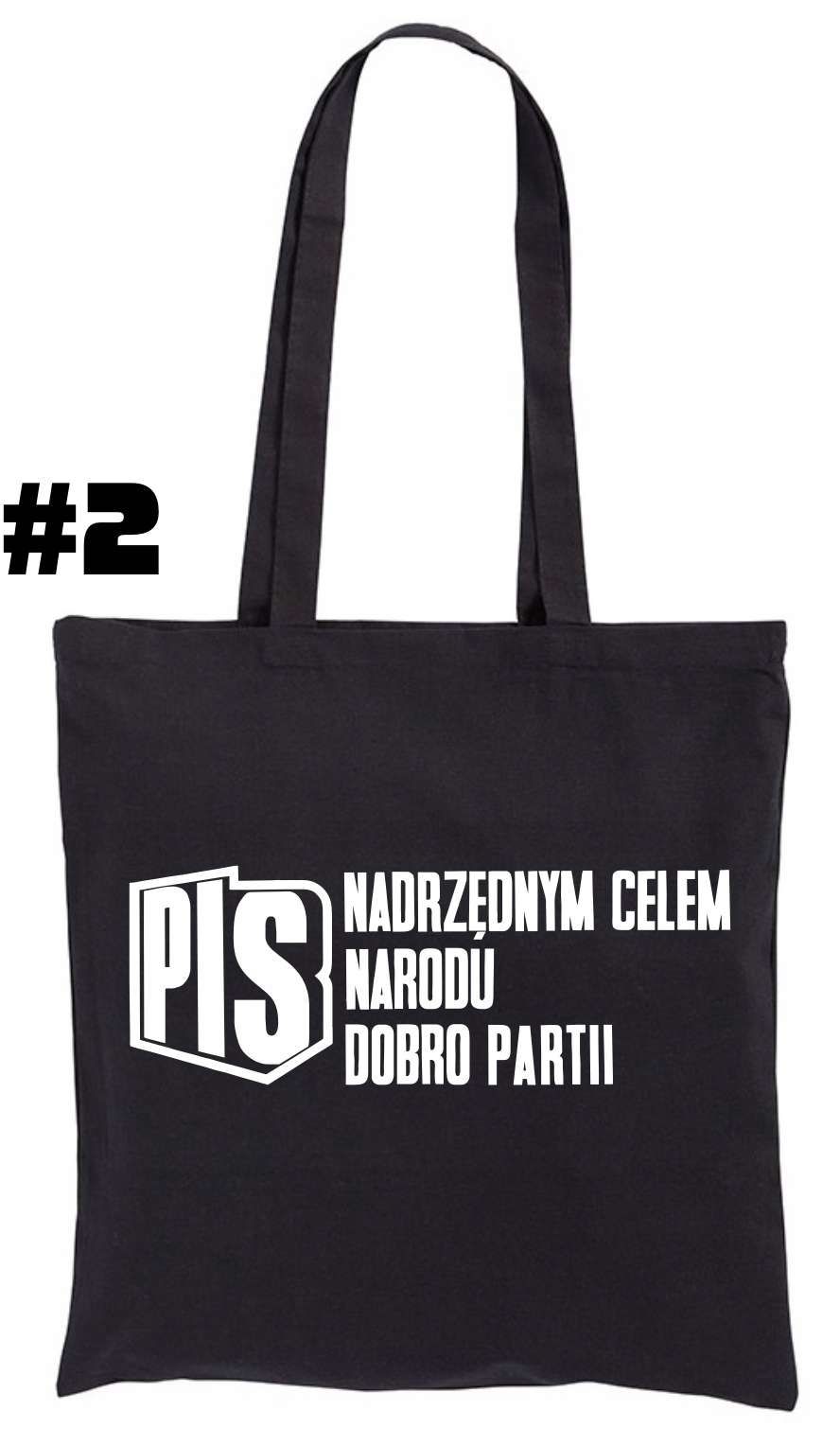PiS PZPR Dobro Narodu Torba bawełniana Ekologiczna - obrazek 3
