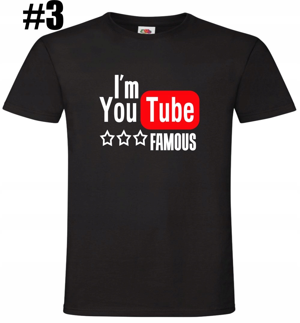 Youtube Famous, T-shirt, Koszulka - obrazek 4